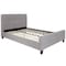 Flash Furniture Platform Bed, Tribeca, Full, Light Gray HG-26-GG - alternate 3